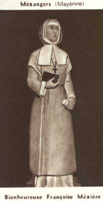blažena Frančiška Meziere - devica in mučenka